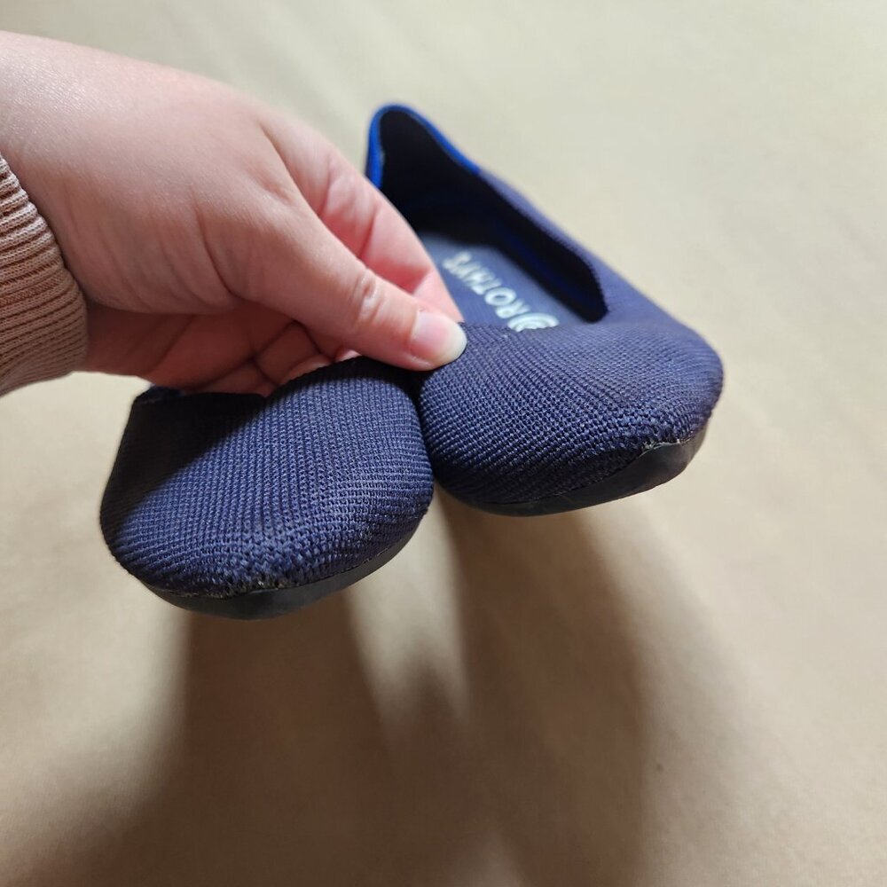 Rothys Navy Blue The Point Flats - image 3